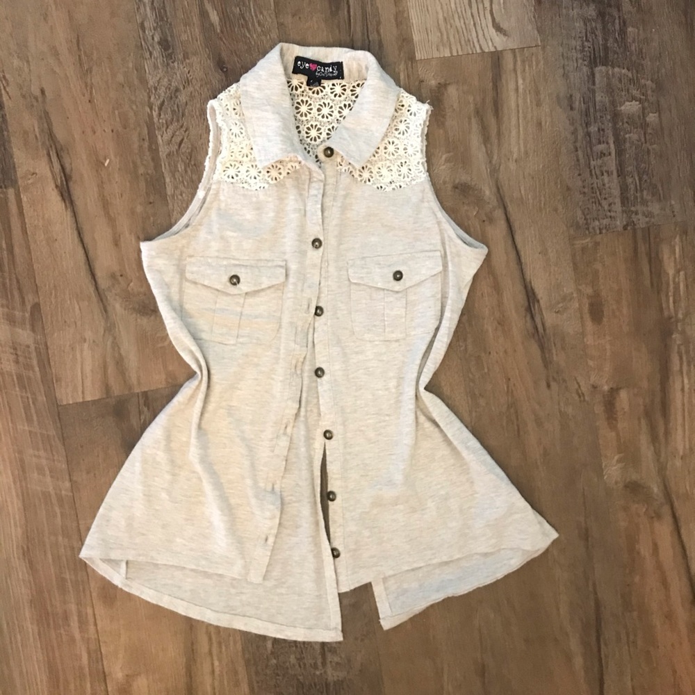 Cream shirt